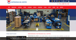 Desktop Screenshot of matriceriasdelcentro.com